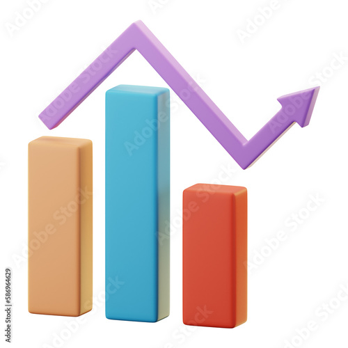Free Download Premium digital marketing statistic icon 3d rendering on isolated background - GFXLoad
