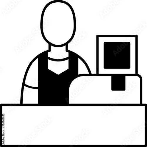 Cashier  icon