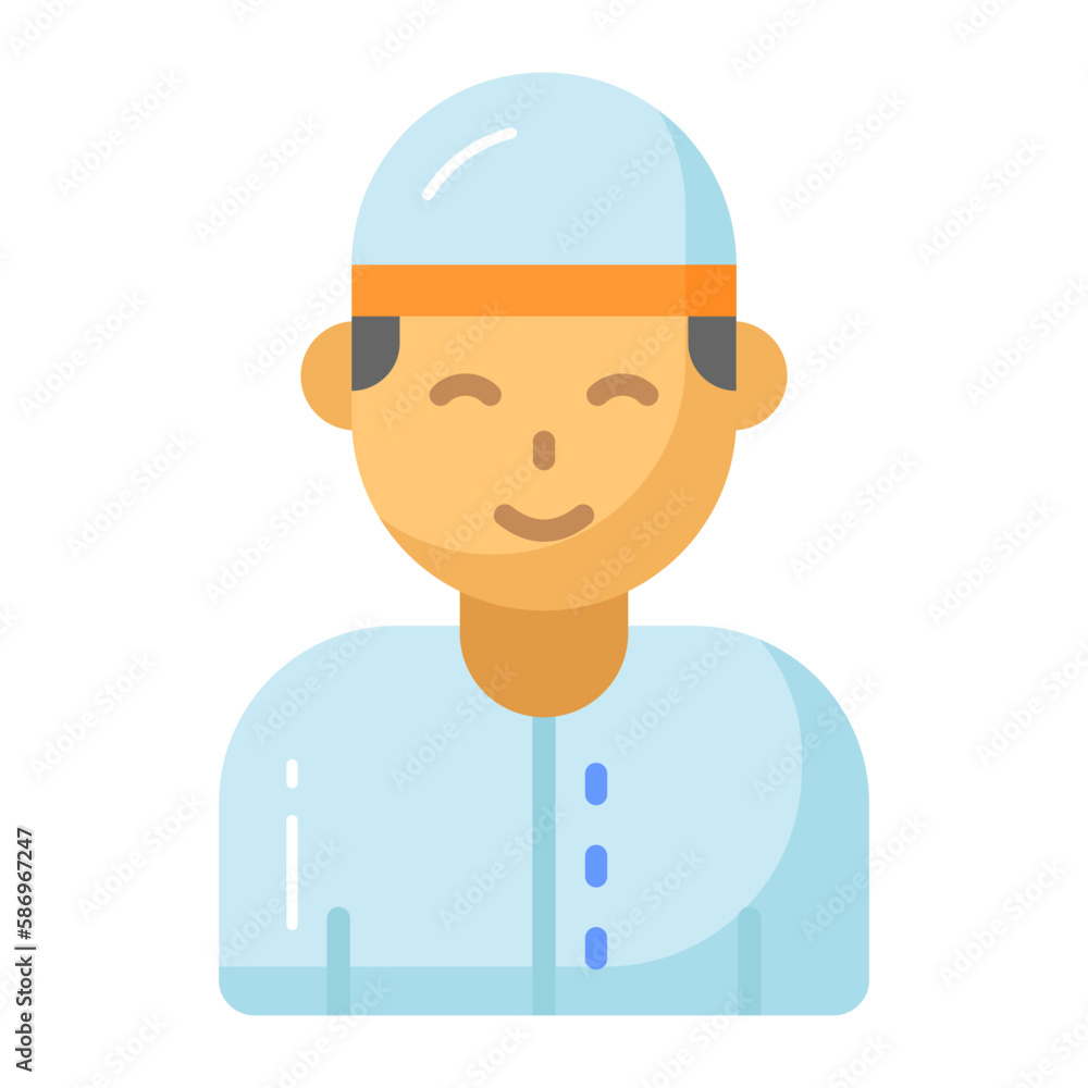 An amazing vector of muslim man avatar, easy to download An amazing vector of muslim man avatar, easy to download