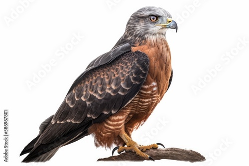 Rufous-bellied Eagle - a bird of prey found in parts of South America. 