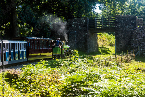 Ravenglass and Eskdale narrow guage railway, Cumbria, England photo