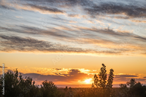 Sunset in Nambung National Park, Western Australia, Australia 
