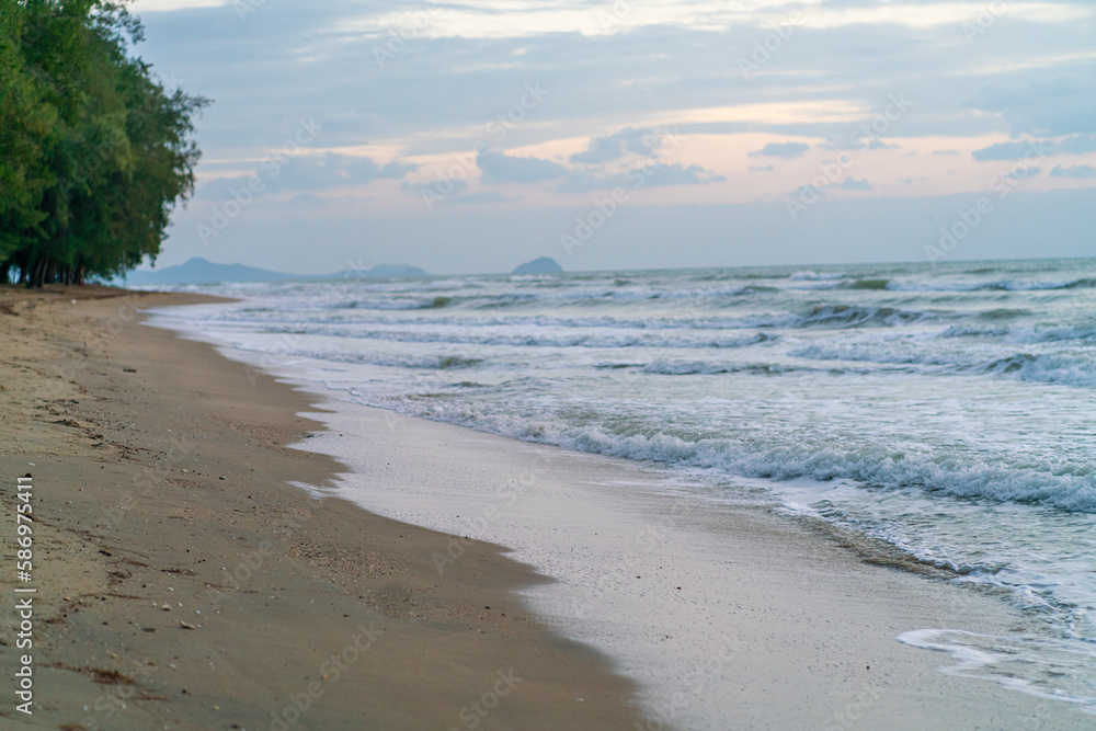 custom made wallpaper toronto digitalSerenity sea baech white sand morning sunrise