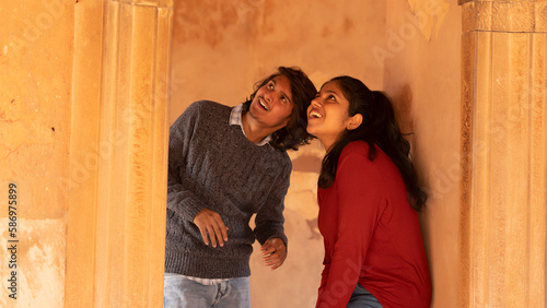 couple at some vintage place