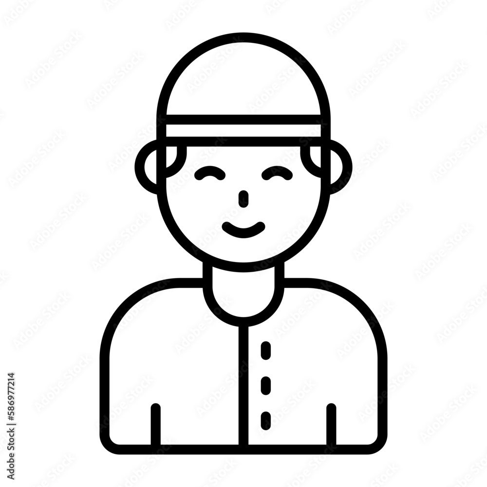 An amazing vector of muslim man avatar, easy to download An amazing vector of muslim man avatar, easy to download