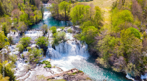 Waterfall In Martin Brod Bosnia And Herzegovina photo