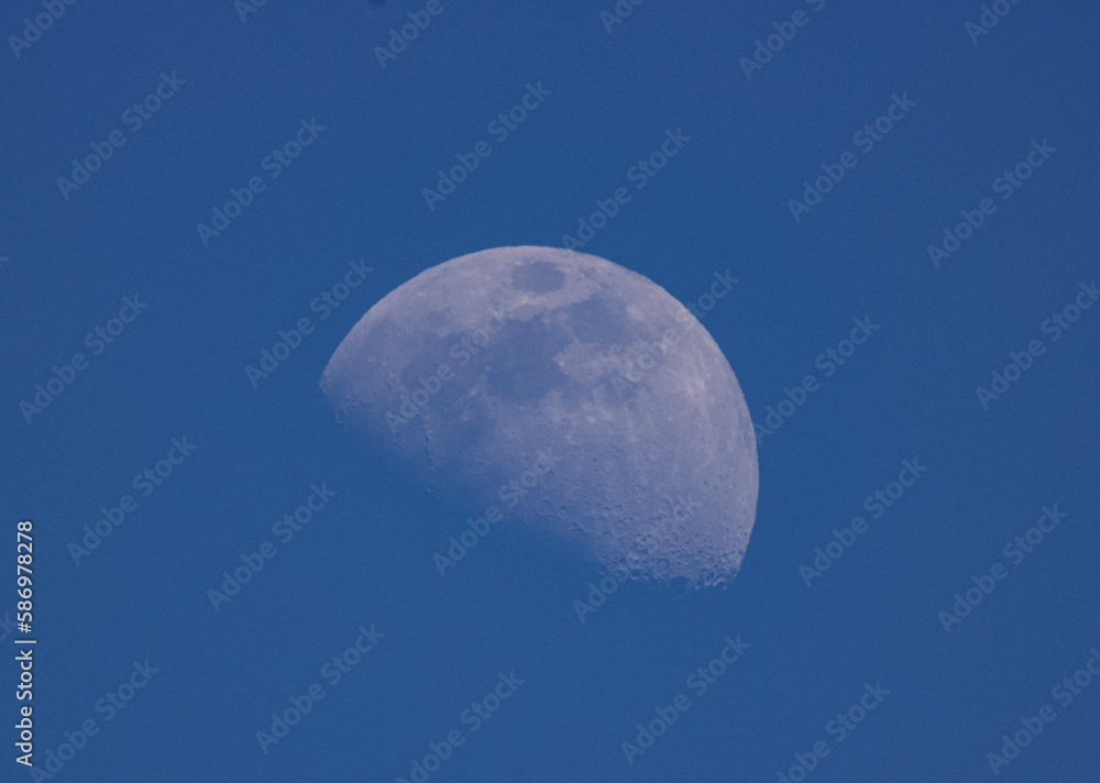 The moon's waxing gibbous phase is a breathtaking sight to behold. As the lunar surface begins