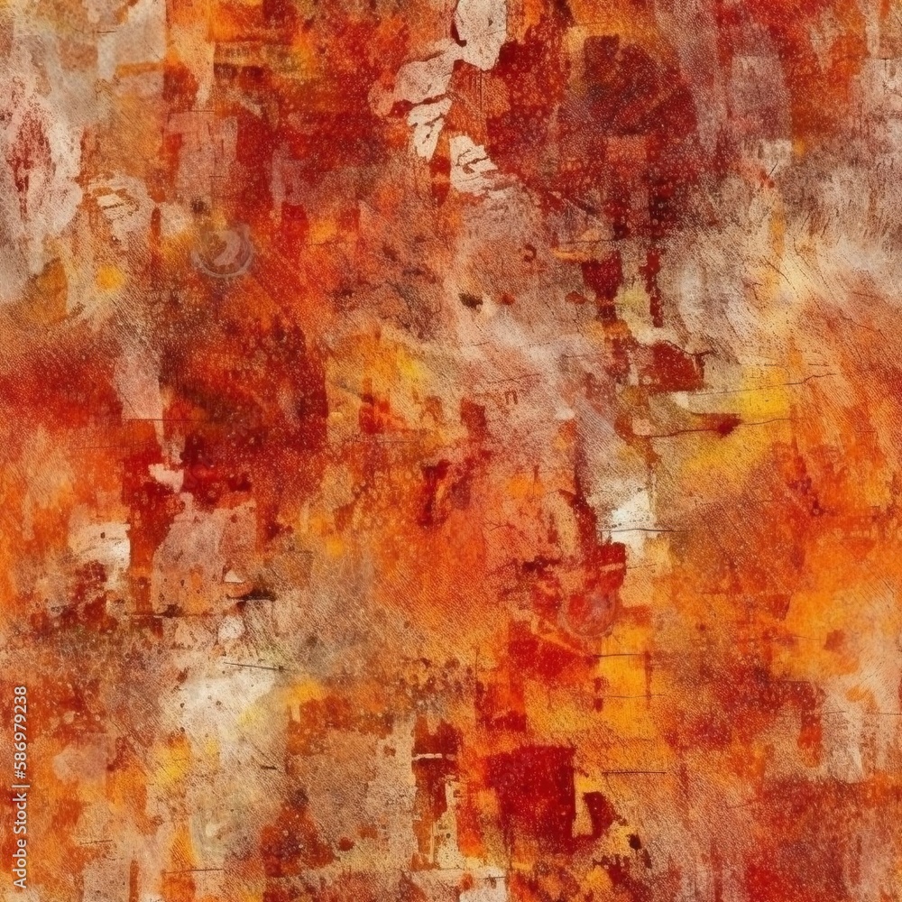 Obraz premium Painted canvas seamless pattern, created with generative AI