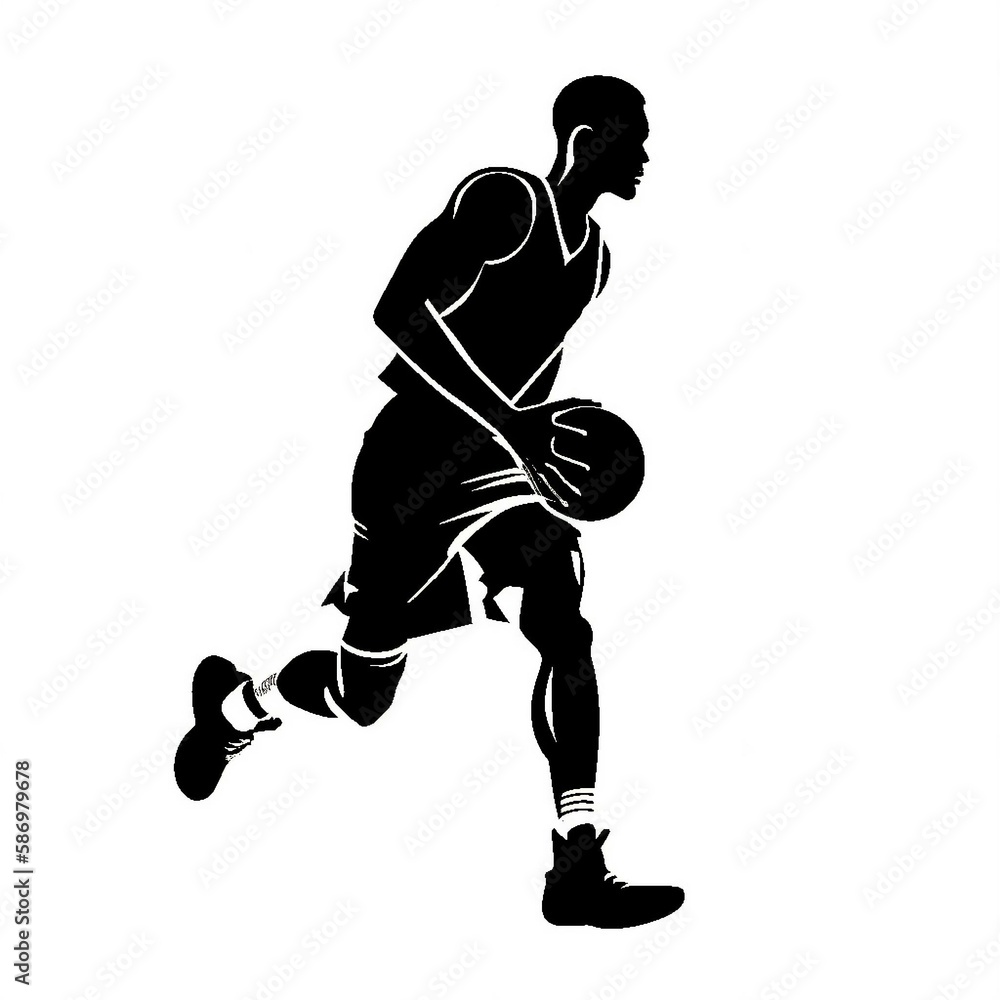 Fototapeta premium Basketball Illustration