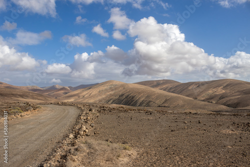 Mountains in the west of Fuerteventura