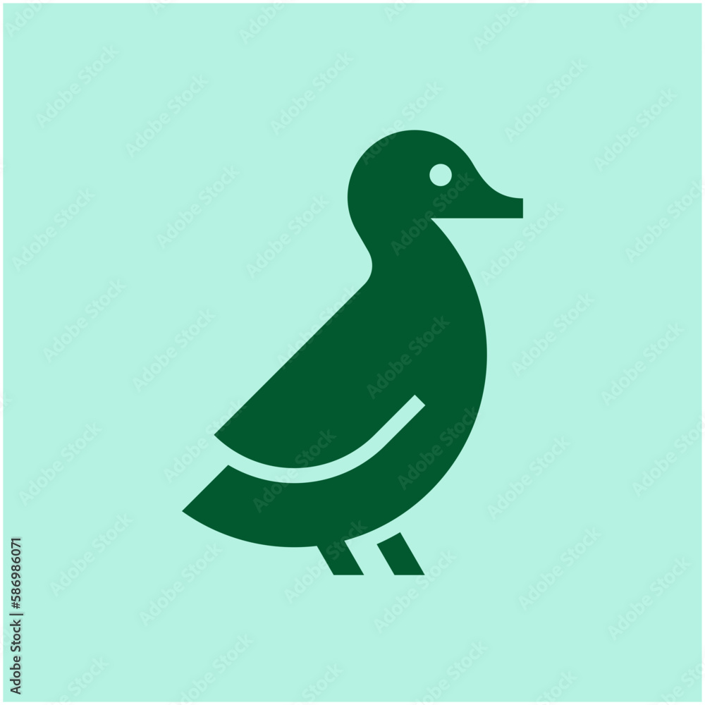 Obraz premium Duck Logo. Icon design. Template elements