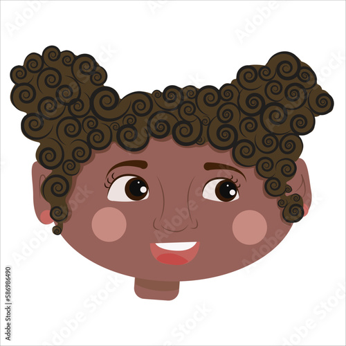 girl with curls