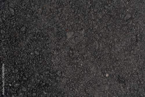The texture of the old asphalt road