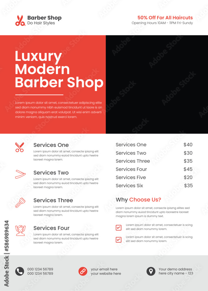 Obraz premium Business Flyer Corporate Flyer Template