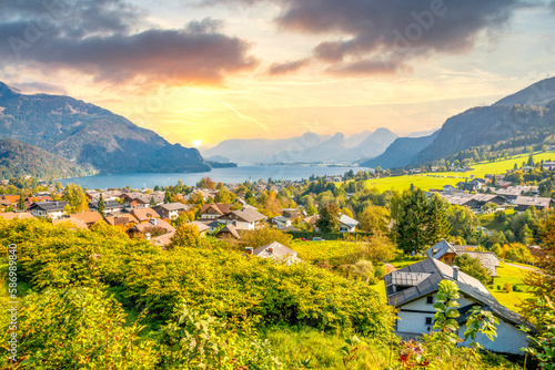 Blick über Sankt Gilden, Österreich  photo