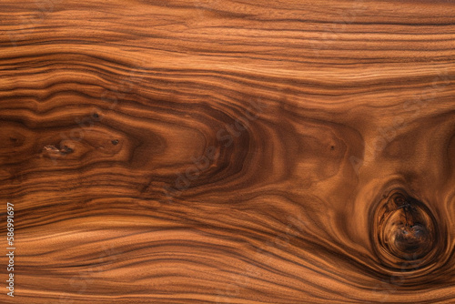 Wooden texture. Walnut wood texture. generative ai wood background. Walnut wooden plank background