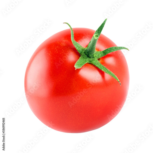 Tomato isolated on transparent background. PNG format