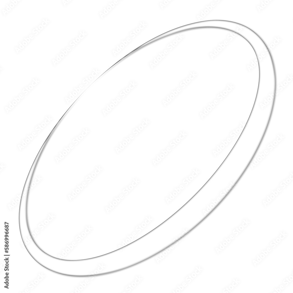 Abstract Y2K Element Isolated on Transparent Background, 3D Glass Shape, Universal Geometric Design Graphic