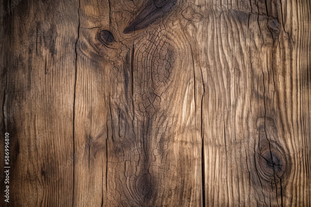 Wooden texture. Rustic wood texture. Wood background. Wooden plank