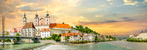 Konstfotografi Altstadt, Steyr, Österreich
