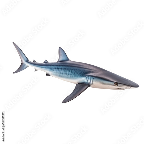 blue shark isolated on white © Tidarat