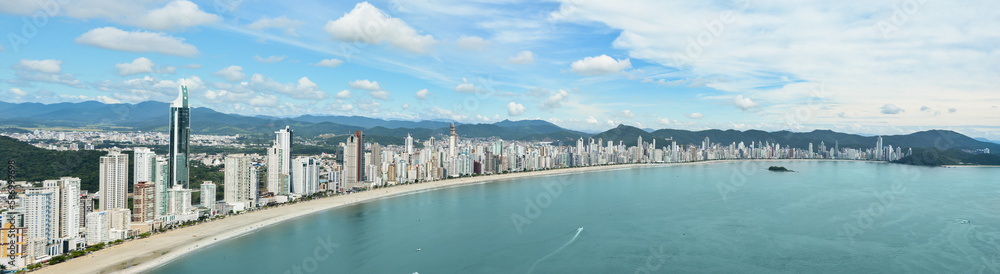 Aerial view of Balneário Camboriu, Santa Catarina, Brazil. Aerial view of Balneário Camboriu, Santa Catarina, Brazil.