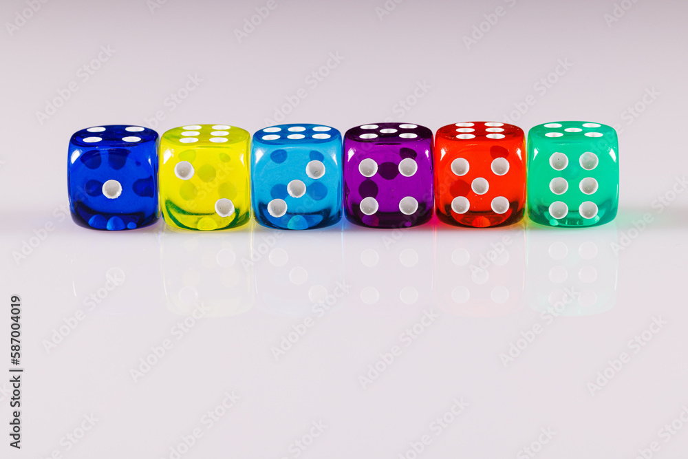 Dice for board game and role-playing game Dice for board game and role-playing game