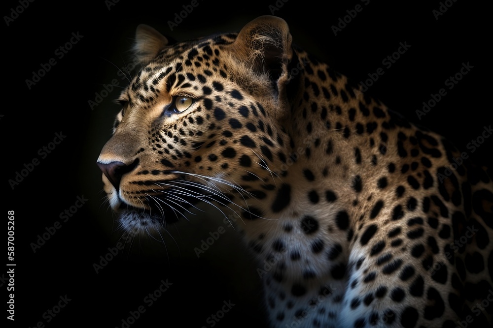 portrait of a leopard portrait of a leopard