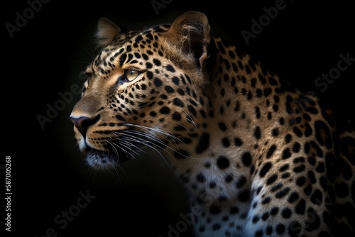 portrait of a leopard © Chandler