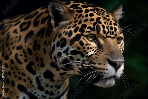 close up of leopard