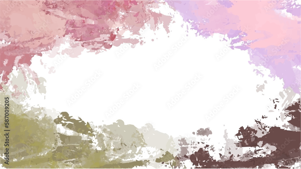 Abstract colorful watercolor background for your design, watercolor background concept, vector.