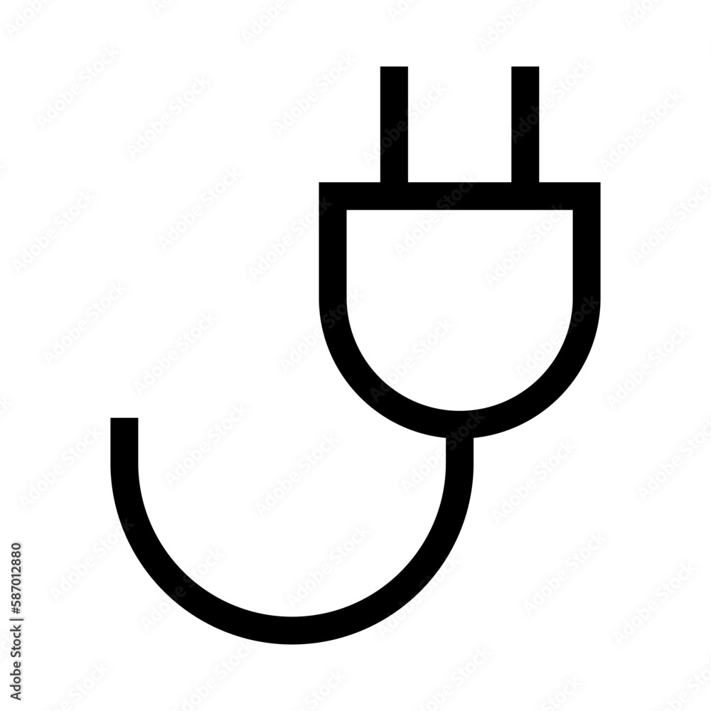Simple outlet icon. Power. Vector. Simple outlet icon. Power. Vector.