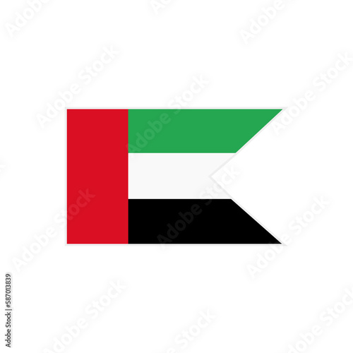 Free Download Flag of the United Arab Emirates. UAE Flag. Vector. - GFXLoad