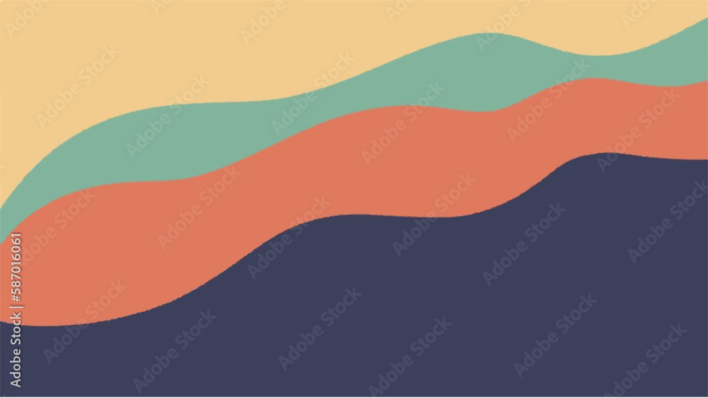 Fototapeta premium Abstract colorful doodle background for your design, Doocle background concept, vector.