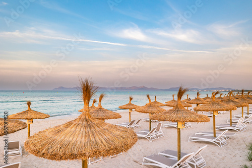 beach at sunset