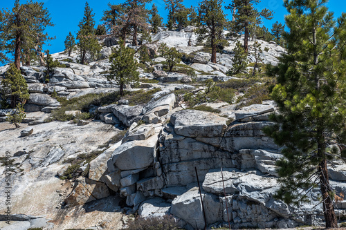 Tioga Pass Tuolumne Meadows Granite Rock photo