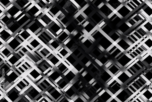 monochrome checkered pattern made up of squares. Generative AI