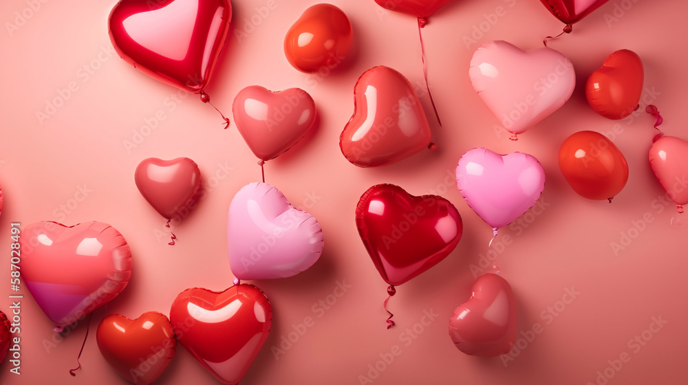 pink, valentine, love, rose, generative ai pink, valentine, love, rose, generative ai