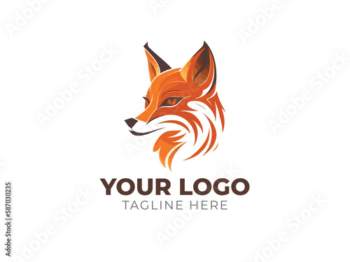 Fox Head Logo Vector for a Smart and Agile Brand