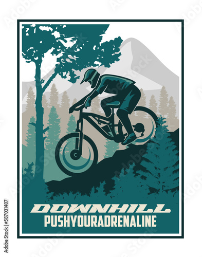 Mountain Bike Logo Adventure 05