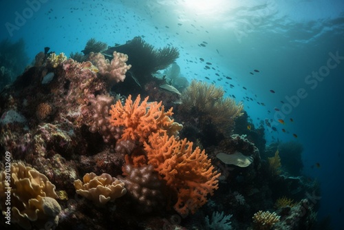 The importance of marine protected areas, bokeh Generative AI