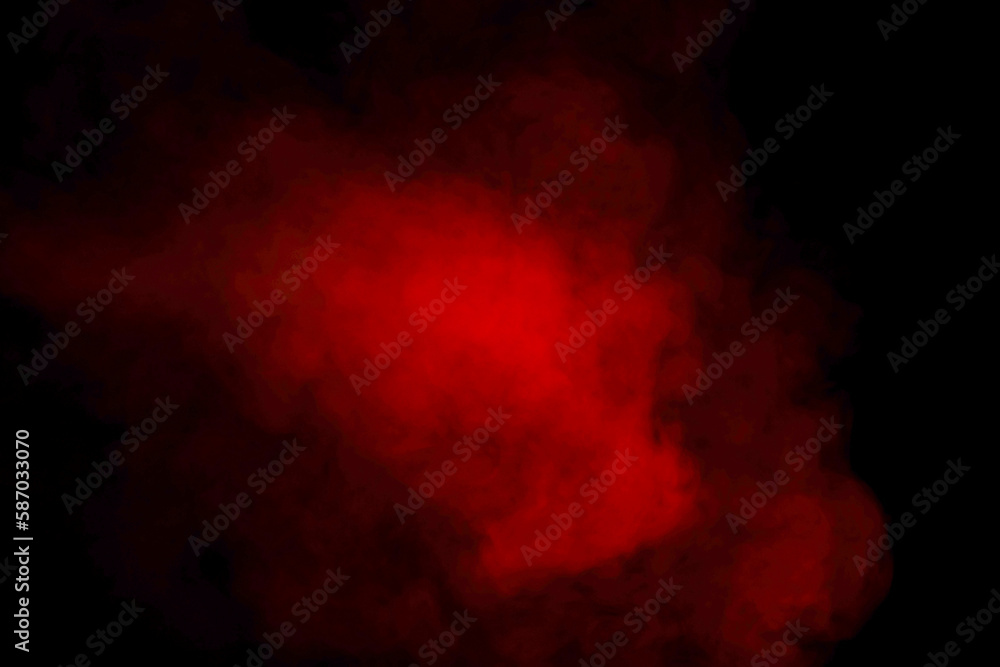 Orange and red steam on a black background. Orange and red steam on a black background.