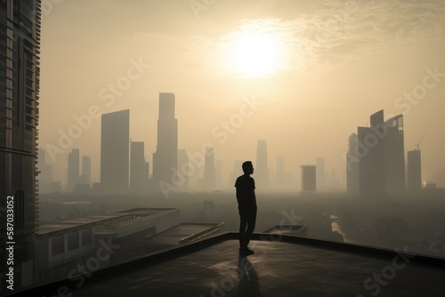 PM 2.5 in Bangkok, city in haze