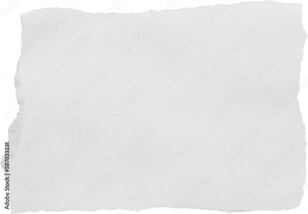 piece of white paper tear isolated on white background piece of white paper tear isolated on white background