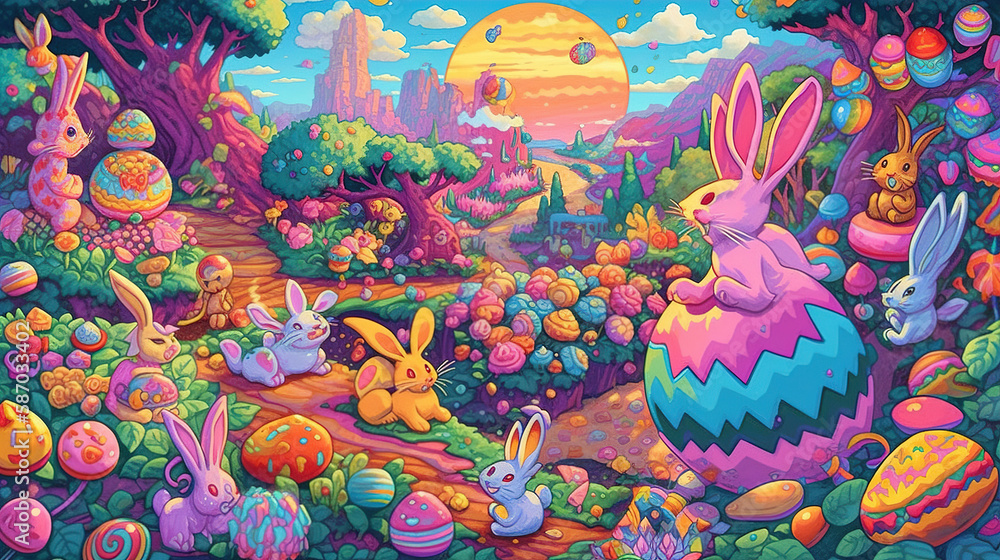 Easter Bunnies Pixel Art Easter Bunnies Pixel Art