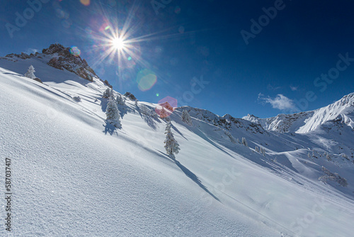 Germany, Bavaria, Allgau, ski resort Fellhorn Kanzelwand photo