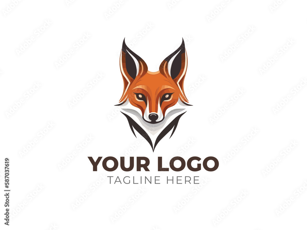 Fox Head Logo Vector for a Smart and Agile Brand