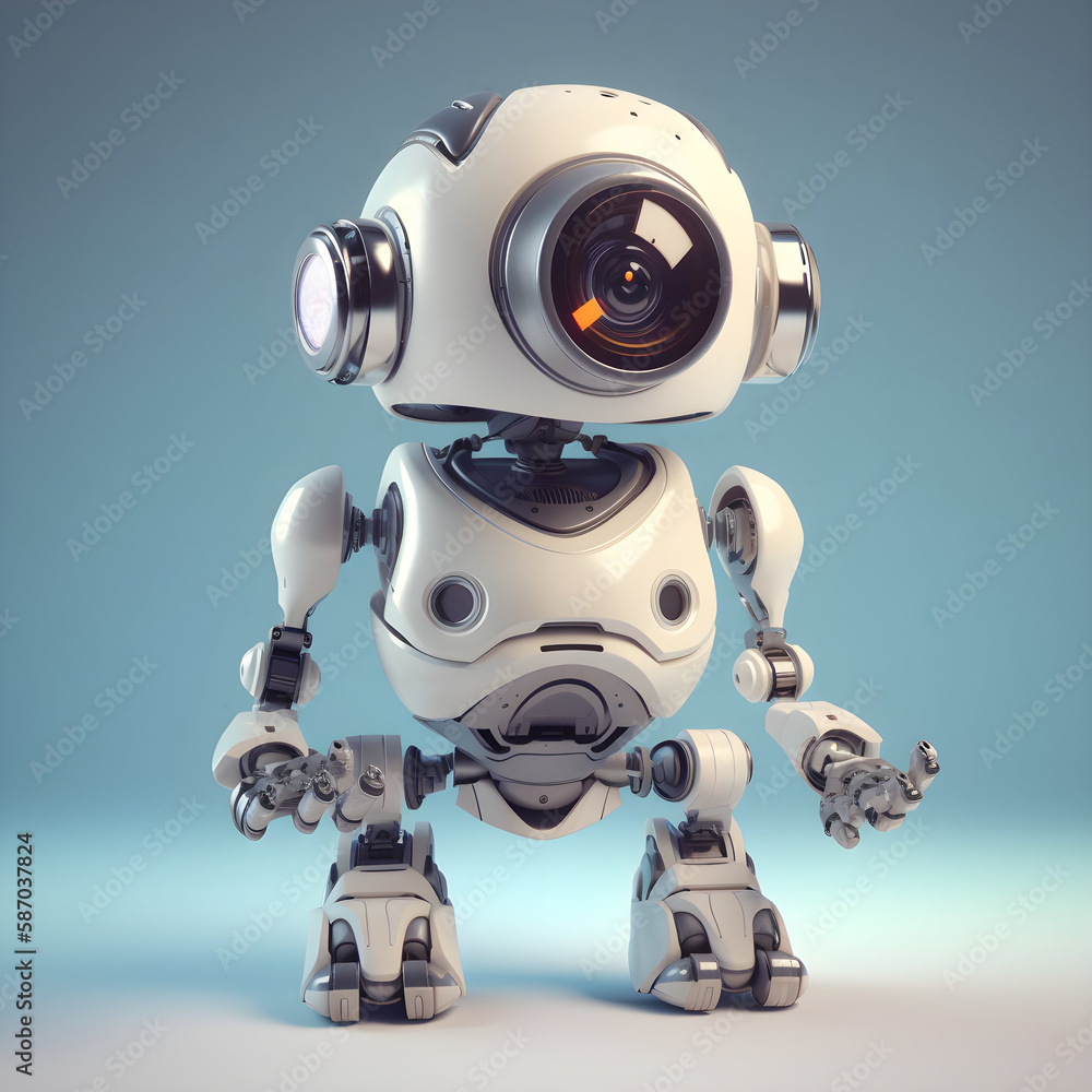 Futuristic AI Robot for Everyday Assistance made with Generative AI Futuristic AI Robot for Everyday Assistance made with Generative AI
