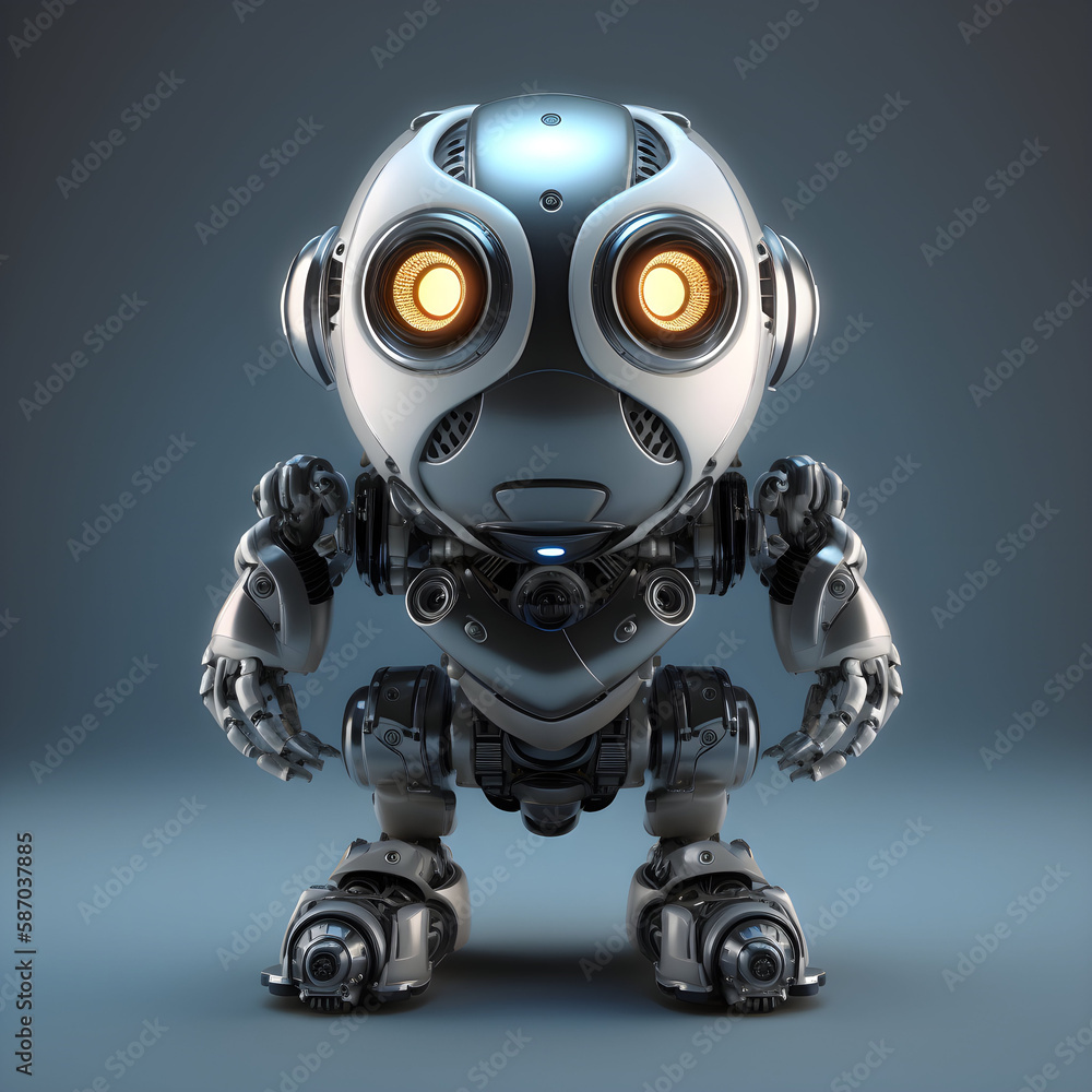 Futuristic AI Robot for Everyday Assistance made with Generative AI Futuristic AI Robot for Everyday Assistance made with Generative AI