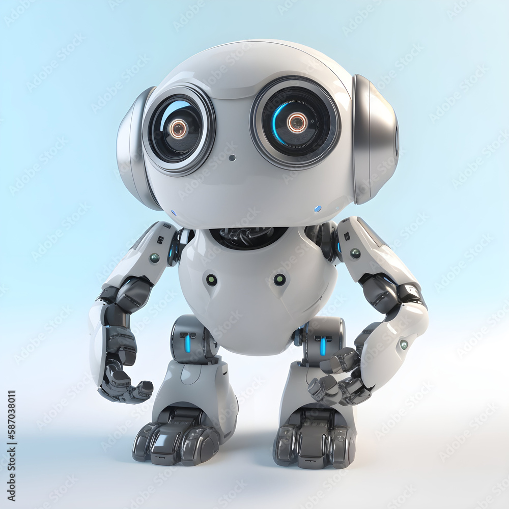 Futuristic AI Robot for Everyday Assistance made with Generative AI Futuristic AI Robot for Everyday Assistance made with Generative AI